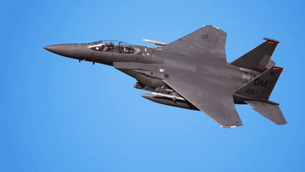 F15e in the air