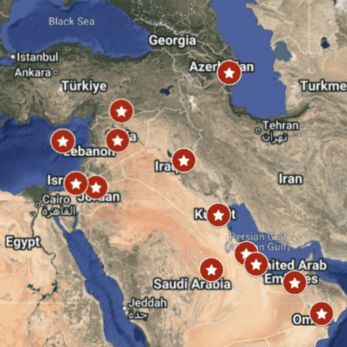 countries affected by iran