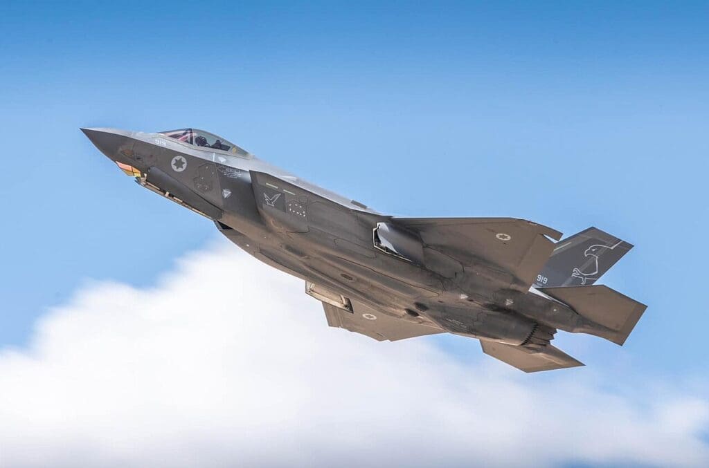 Israeli Air Force (IAF) F-35I Adir stealth multi-role fighter jet