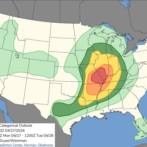 NWS Storm Prediction Center Day 1 Outlook