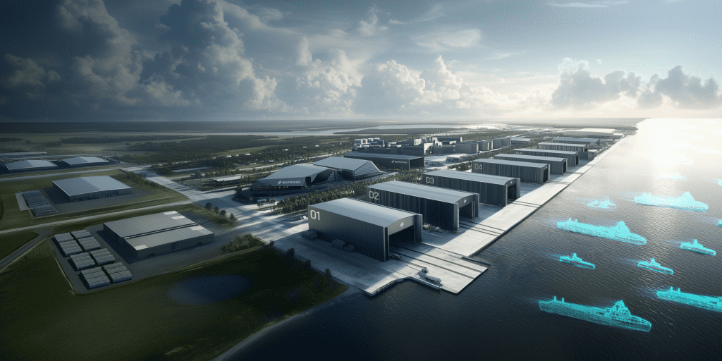 Saronic's proposed Shipyard of the Future.