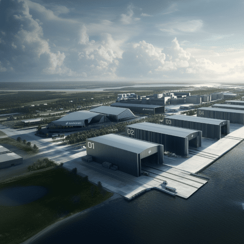 Saronic's proposed Shipyard of the Future.