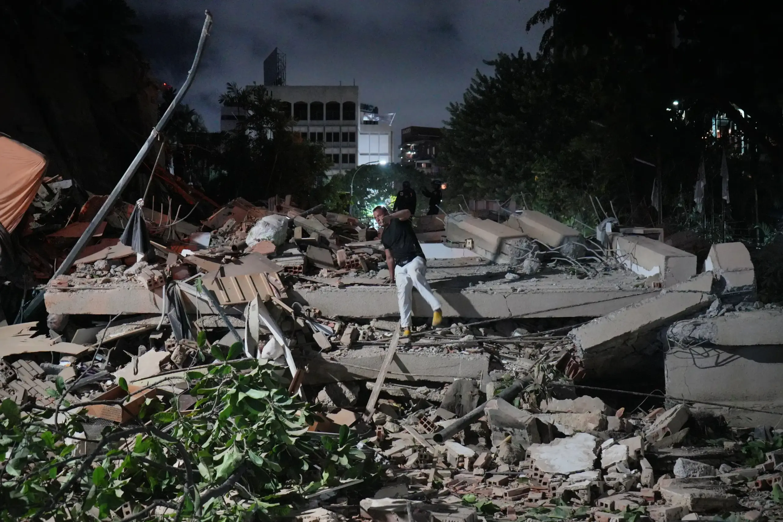Debris in Caracas