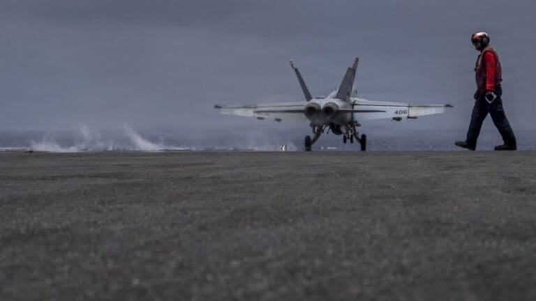 Abraham Lincoln Conducts Flight Deck Operations